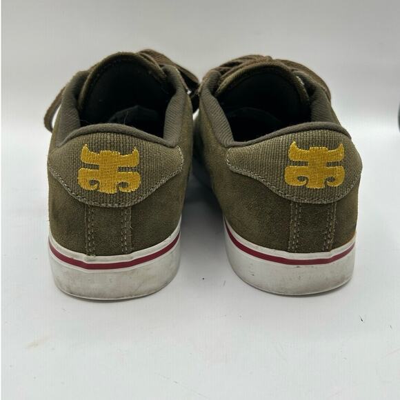 RARE Ipath Men's Stash Vulc Skate Shoe, Dark Olive Suede Hemp,7 M US - Picture 5 of 9